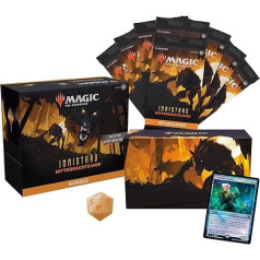 Magic the Gathering Innistrad: Midnight Hunting komplekts, 8 komplektu pastiprinātāji un aksesuāri (vācu versija)