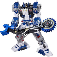 Transformers rotaļlieta Generations Legacy Series Titan Cybertron Universe Metroplex figūriņa no 15 gadiem, 55,5 cm, F2986, Multi