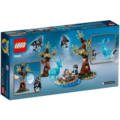 LEGO 75945 Harija Potera Expecto Patronum komplekts ar 4 minifigūriņām un Patronus brieža figūriņu