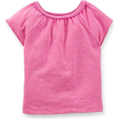 Carter's Baby Girls PomPom Trim Top (3m, rozā)