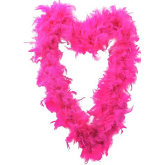 I Love Fancy Dress Vairumtirdzniecība Vairumtirdzniecība = STREET = Klubi = Grupas: 100 x Bright Pink Real Feather Boa = 65GRAMM + 180 cm garums: Kā aksesuārs jebkura veida Fancy/Costume = BEZMAKSAS PIEGĀDE = Verkaufs Schlager: 100 spilgti rozā spal