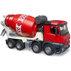 bruder 03655 MB Arocs Concrete Mixing Truck - 1:16 Vehicles, Concrete Mixer, Truck, Van, Mixing Truck, Construction Vehicle, Toy from 4 Years