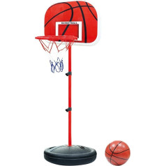 Tonyko regulējams bērnu basketbola stends basketbola grozs basketbola grozs basketbola pārnēsājamie dēļi rotaļlietu komplekts 73-150 cm ar 1 basketbola bumbu