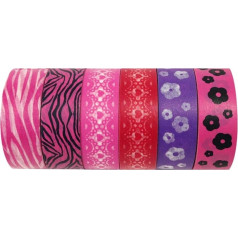 Wrapables VPK24 Washi maskēšanas līmlentu kolekcija, Premium Value Pack, 6 gab. komplekts