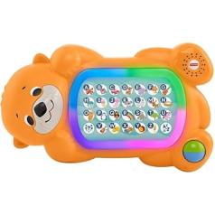 Fisher-Price GJB03 Parlamici Baby Lontra ABC izglītojoša rotaļlieta ar gaismu, skaņu un mūziku zīdaiņiem no 9 mēnešiem