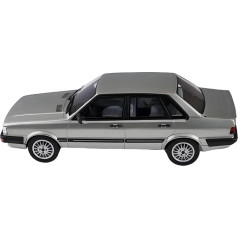 Audi A5-5025 Automobiļu modelis 80 Quattro (B2) 1:18, sudraba krāsā, 1:18 miniatūrisma modelis