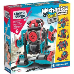 Clementoni - Mechanics Junior Robot Constructions Children, daudzkrāsains, viens izmērs (55473), spāņu versija