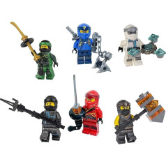 LEGO Ninjago: Legacy Combo Pack - 6 nindzju minifigūriņu komplekts (Lloids, Kols, Džejs, NYA, Zane un Kai).