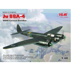 ICM 048233 - Plastmasas modelis 1: 48 - Ju 88 A 4