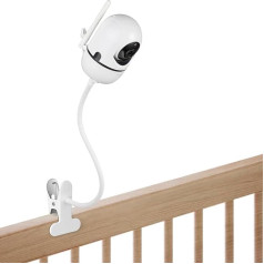 Elastīgs bērnu monitora turētājs, saderīgs ar HelloBaby HB65/HB40/HB6550/HB248/HB66/HB6339/HB6550 Pro, ANMEATE SM935E, bērnu kameru stiprinājums bez instrumentiem vai sienas bojājumiem