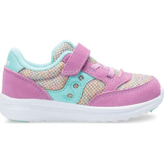 Saucony Meiteņu bērnu zīdaiņu Jazz Lite treniņbikses Lilac/Rainbow 6,5 Wide US, Lilac Rainbow