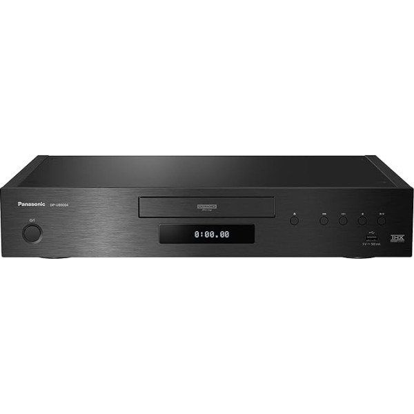 Panasonic DP-UB9004 UHD Blu-ray atskaņotājs (HDR10+, 4K Blu-ray diski, 4K VoD, Dolby Vision, 2x HDMI, 2x USB), melns