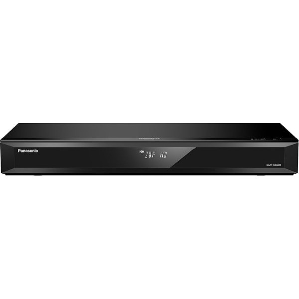 Panasonic DMR-UBS70EGK Ultra HD Blu-ray ierakstīšanas ierīce (500 GB HDD, 4K , disks, 4K VoD, UHD TV Empfang, 2x DVB-S2, melna)