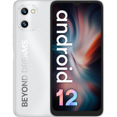 UMIDIGI C1 Max Android 12 Lēts viedtālrunis bez līguma, 5150 mAh akumulators ar C tipa ierīci, 6,52 collu HD+ displejs, 50 MP kamera, 6+ 128 GB (paplašināma līdz 256 GB) Dual SIM Mobilais telefons vecākiem bērniem