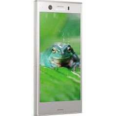 Sony 1310-2523 Xperia XZ1 Compact viedtālrunis, 11,65 cm triluminisks displejs (19 MP kamera, 32 GB atmiņa, Android), Mobilais bez līguma, 32 GB, sudraba krāsā