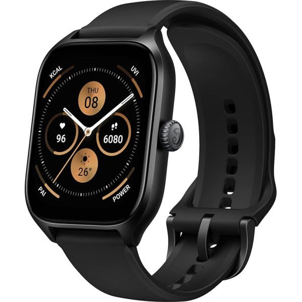 Amazfit GTS 4 viedpulkstenis Infinite Black, A2168, viens izmērs