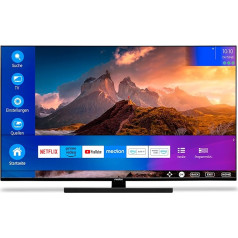 MEDION X14323 (MD 30960) 108 cm (43 collu) QLED televizors (Smart TV, 4K, Dolby Vision HDR, Dolby Atmos, Netflix, Prime Video, PVR, Bluetooth, MEMC, Micro Dimming)