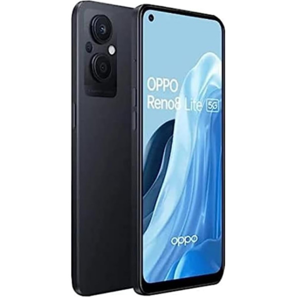 OPPO Reno8 Lite - 5G viedtālrunis - Dual SIM - RAM 8GB / 128GB iekšējā atmiņa - eļļains displejs - 6,43