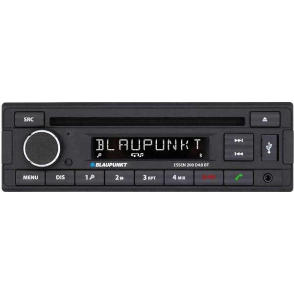 Blaupunkt Essen 200 DAB BT Auto radio Bluetooth brīvroku komplekts DAB+ uztvērējs