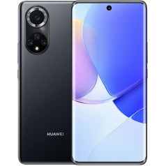 HUAWEI nova 9 viedtālrunis, 50 MP Ultra Vision kamera, 6,57'' OLED displejs, 120 Hz atsvaidzināšanas ātrums, 66 W Supercharge, 8 GB + 128 GB, 4300 mAh, [Standard Deutsche Version] 30 mēnešu garantija, melns