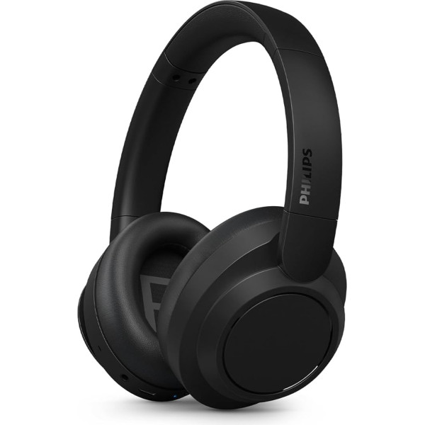 Philips TAH6509BK/00 Bezvadu Bluetooth bezvadu austiņas ar trokšņu slāpēšanu - Hervorragende Gesprächsqualität, kompatibel mit Sprachassistenten und bis zu 45 Stunden Musikwiedergabezeit - Schwarz