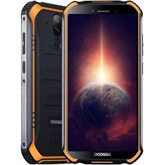 Открытый смартфон DOOGEE S40 Pro, 4GB RAM, 64GB ROM, Android 10 IP68 Прочный мобильный телефон без контракта, Helio A25 Octa Core, 5.45 дюймов экран Gorilla Glass, 13MP тройная каме