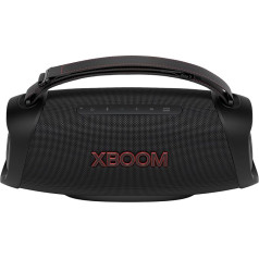 LG XBOOM Go DXG8T portatīvais Bluetooth skaļrunis (120 W, Google Assistant, Siri, apgaismojums) - melns