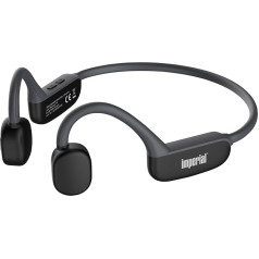 Imperial bluTC Active 2 Bone Sound austiņas (Bone Conduction, Bluetooth 5.3, 32GB atmiņa, 11 stundu atskaņošanas laiks, izturīgas pret sviedriem) - melnas