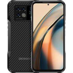 DOOGEE V20 Dual 5G āra viedtālrunis, 6,43 collu 2K AMOLED āra mobilais tālrunis, 8 GB + 256 GB, 64 MP trīskāršā kamera + 20 MP nakts redzamības kamera, 6000 mAh akumulators, Android 11, aizmugures displejs, IP68 ūdensizturīgs, NFC