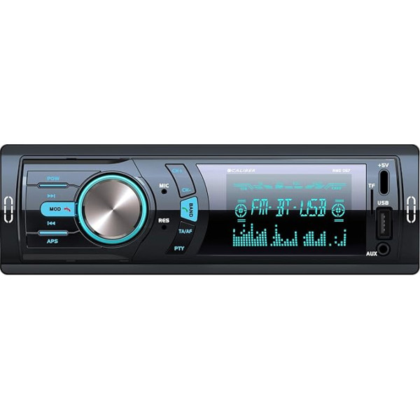 Auto radio Bluetooth 1DIN, FM uztvērējs RDS-EON, 4 x 75 W, USB/Micro SD, 2,1 A uzlādes funkcija, Aux-in, brīvroku sistēma, ārējais mikrofons, RCA izeja, ISO, gaismas dimmeris, 85 mm, MP3/WMA/APE/FLAC