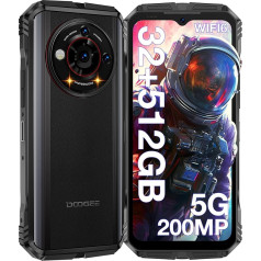 DOOGEE V30 PRO izturīgs viedtālrunis 2024, 32GB+512GB viedtālrunis izturīgs 5G, 6,58 collu FHD + 120Hz Android 13 neiznīcināms tālrunis, 10800mAh 33W, 200MP izturīgs mobilais telefons, WiFi6/ Dual SIM/NFC/GPS