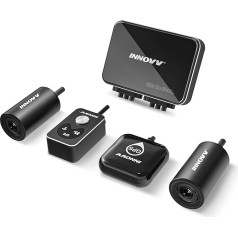 INNOVV K7 Motociklu Dash Cam priekšējā un aizmugurējā kamera ar EIS Anti-Shake 2K + 2K@30FPS vai 1080P + 1080P@30FPS motociklu kamera, GPS, Wi-Fi, 24Hrs G-sensors, ūdensizturīga motociklu kamera Atbalsta 512GB M