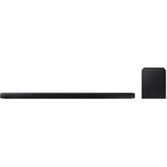 Samsung HW-Q600B Soundbar Black Dolby Atmos®, Bluetooth®, USB, ar vadu zemfrekvences skaļruni