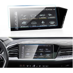 KOLOME Navigācijas ekrāna aizsargstikls saderīgs ar 2021 2022 2023 2024 Q4 Etron Accessories GPS Touchscreen rūdīta stikla ekrāna aizsargstikls 6 collu 9H pret skrāpējumiem izturīgs rūdīta stikla ekrāna aizsargstikls