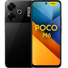 Xiaomi POCO M6 6 GB/128 GB Black (Melns) Dual SIM