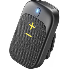 NULAXY Bluetooth skaļrunis, ūdensnecaurlaidīgs Bluetooth skaļrunis, pārnēsājams skaļrunis ceļošanai, magnētisks piestiprināms skaļrunis ar mikrofonu, 10 h akumulators, viegls un ērts dizains, izmantošanai ārpus telpām