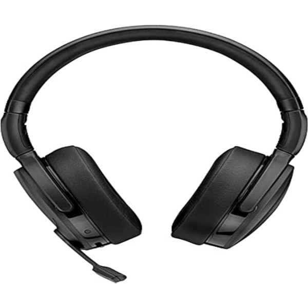 Sennheiser EPOS Adapt 560 Bluetooth austiņas uz ausīm ar nelielu mikrofona roku BT dakšas futrālis sertificēts MS Teams komandām