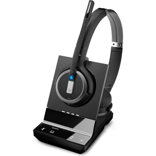 Sennheiser EPOS Impact SDW 5063 EU DECT Gap Stereo austiņas mīkstajam telefonam/PC USB savienojums Skype for Business Certified