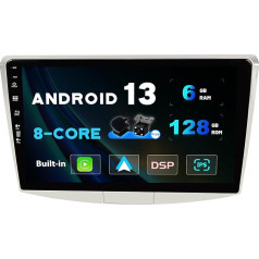 SXAUTO Android 13-6G+128G - IPS auto radio, piemērots Passat B6 / B7 Magotan/CC (2010-2018) - Wireless Carplay/Android Car/DSP - Kamera + mikrofons - DAB SWC AHD WiFi Fast Boot 360 kamera - 2 DIN 10.1 collu