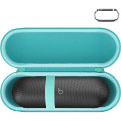 Aenllosi cietais futrālis, saderīgs ar Beats Pill bezvadu Bluetooth skaļruni, Beats saderīgs ar Apple un Android pārnēsājamo skaļruni (tikai somiņa) (Mint Green)