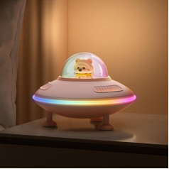 Bluetooth Lautsprecher mit Bunten Licht Mädchen Geschenke 11 Jahre Musikbox Bluetooth 5.4 Nachtlicht Geburtstagsgeschenk für Mädchen Frauen Teenager Kinder Cute Stuff Lautsprecher Kinderzimmer deko