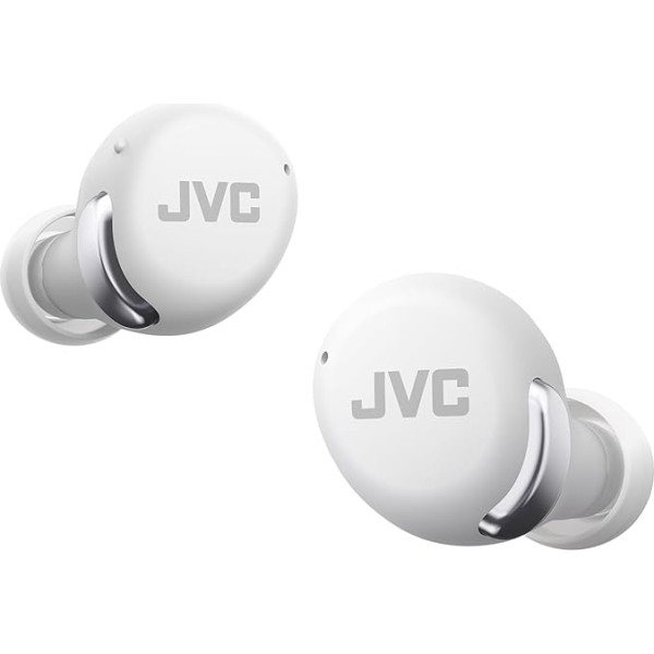 JVC HA-A30T2-W True Wireless austiņas ar trokšņu slāpēšanu, optimizētu komfortu un skaņas kvalitāti, lietotnes vadība ar daudzpunktu savienojumu, baltas krāsas