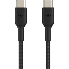 Pīts usb-c kabelis usb-c 1m melns