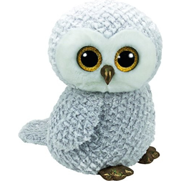 Ty beanie boos pūču talismans - balta pūce 42 cm