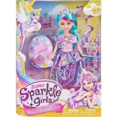 Zuru Sparkle Girlz Vienradzis princese lelle 10,5 collas