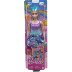 Barbie vienradzis lelle, violeta un tirkīza apģērbs