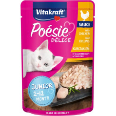 Vitakraft poesie delice junior vistas gaļa kaķiem 85g