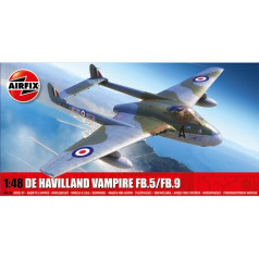 Plastmasas modelis de havilland vampire fb.5/fb.9 1/48