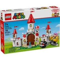 Super Mario plytos 71435 roy and the peach castle battle (Rojaus ir persikų pilies mūšis)