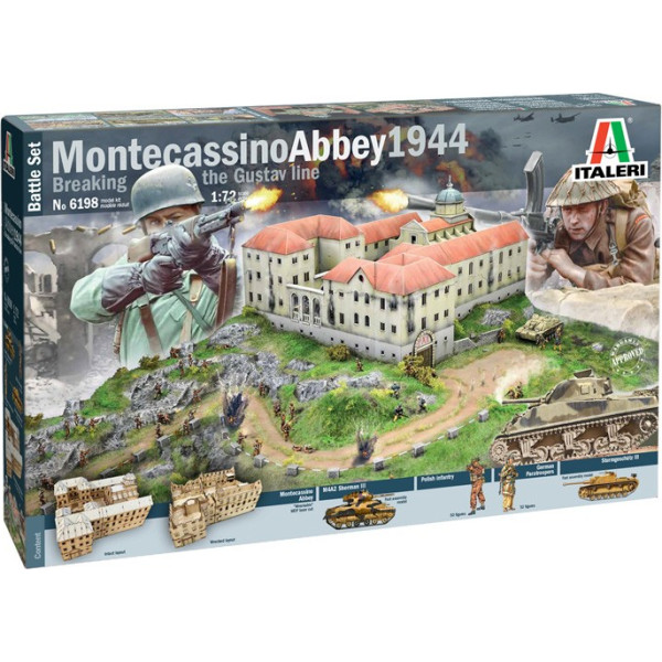 Saplākšņa modelis montecassino abatija 1944 laužot gus